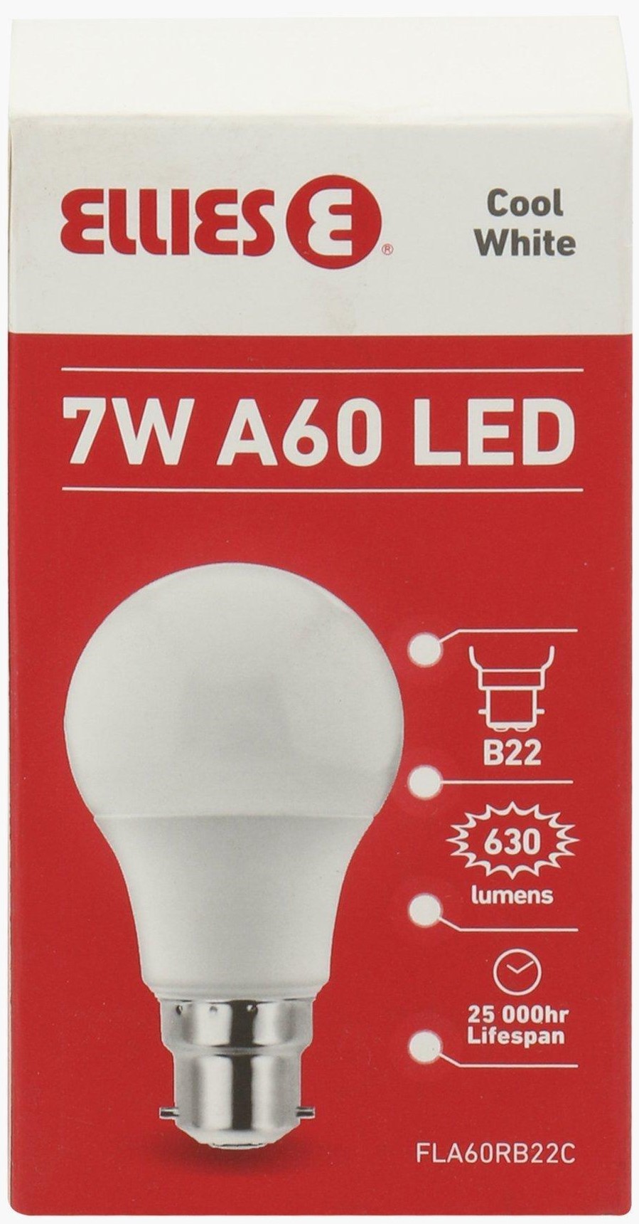 Ellies 7W A60 Residential LED E27-Cool White 1 Ellies 7W A60 Residential LED E27-Cool White