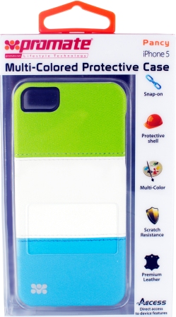 Promate Pancy iPhone 5 Multi-Colored Protective Case