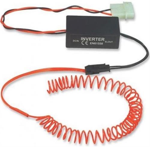 Manhattan Electro Luminescent Cable Neon Flaming Red 1 Manhattan Electro Luminescent Cable Neon Flaming Red