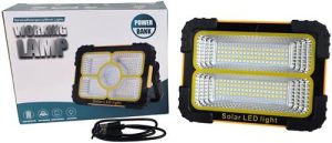 Solarix Orange Solar 30W Portable Rechargeable LED Light