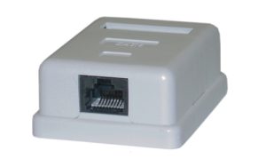 Netix RJ45 Single Surface Mount Box 29-0020
