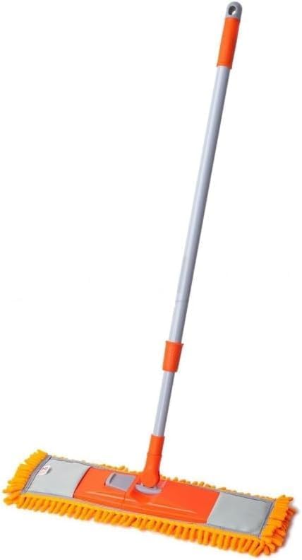 Kleaner Microfibe Extendable Flat Mop Orange 1 Kleaner Microfibe Extendable Flat Mop Orange