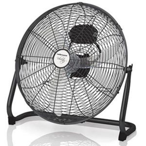 Mellerware Steel Black Hi Velocity 40cm 3 Speed Floor Fan