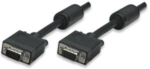 Manhattan Black SVGA 7.5m Extension Cable