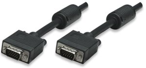Manhattan Black 7.5m  SVGA Monitor Cable