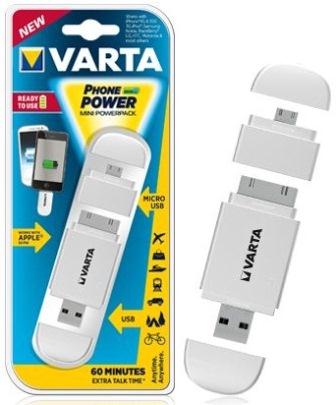 Varta White Mini Powerpack Charger Smart 2 In 1 Solution 1 Varta White Mini Powerpack Charger Smart 2 In 1 Solution