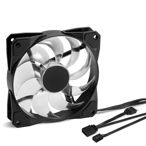 Sharkoon Pacelight RGB F1 1400 rpm Fluid Dynamic Bearing 1 Sharkoon Pacelight RGB F1 1400 rpm Fluid Dynamic Bearing