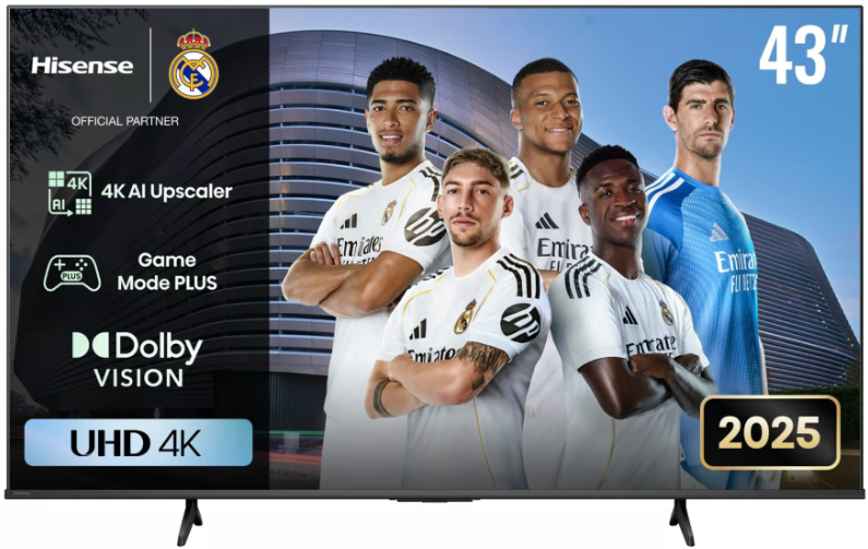 Hisense 43 Inch A6Q UHD Smart LED TV 1 Hisense 43 Inch A6Q UHD Smart LED TV