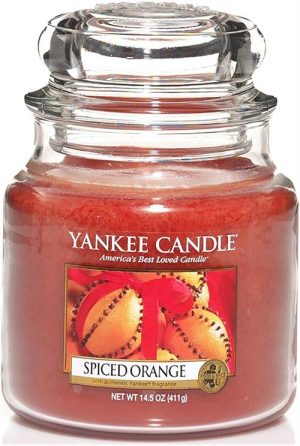 Yankee Candle Spiced Orange Medium Jar Retail Box No