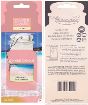 Yankee Candle Pink Sands Card Jar