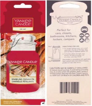 Yankee Candle Sparkling Cinnamon Card Jar