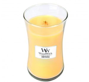 Woodwick Honey Suckle Large Candle Jar