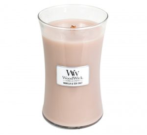 Woodwick Vanilla & Sea Salt Large Candle Jar