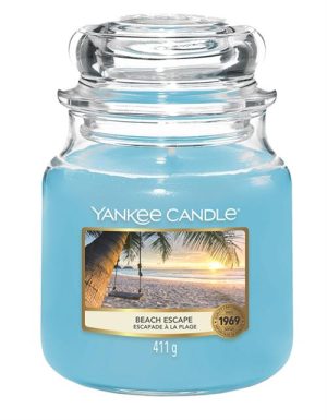 Yankee Candle Beach Escape Medium Jar Retail Box No