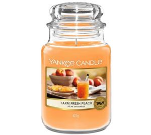 Yankee Candle Fresh Peach Large Jar Retail Box No warranty