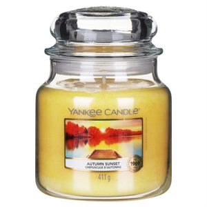Yankee Candle Autumn Sunset Medium Jar Retail Box No