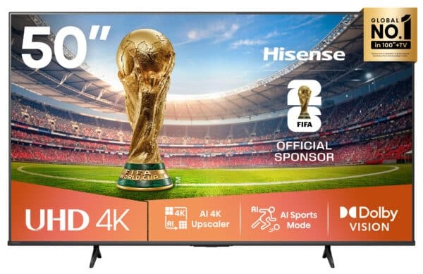 Hisense 50 Inch UHD A6Q Series Smart LED TV 1 Hisense 50 Inch UHD A6Q Series Smart LED TV
