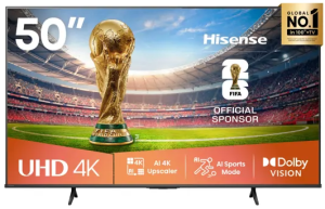 Hisense 50 Inch UHD A6Q Series Smart LED TV