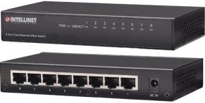 Intellinet 8 Port Fast Ethernet Office Switch