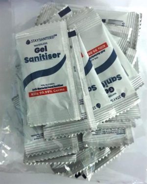 Casey Travel Gel Sanitiser Sachet 3ml Pack of 30