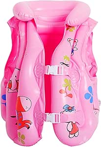 Casey Kids Small Inflatable Swimming Vest Pink