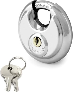 Noble 60mm Stainless Steel Disc Padlock