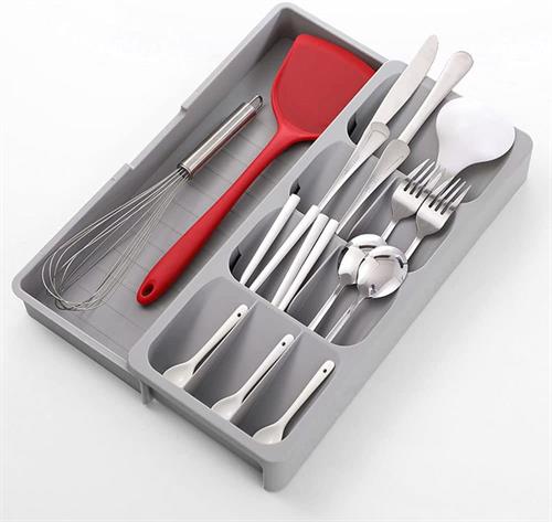 Casey Cutlery 9 Compartments Drawer Organizer Colour Grey 1 Casey Cutlery 9 Compartments Drawer Organizer Colour Grey