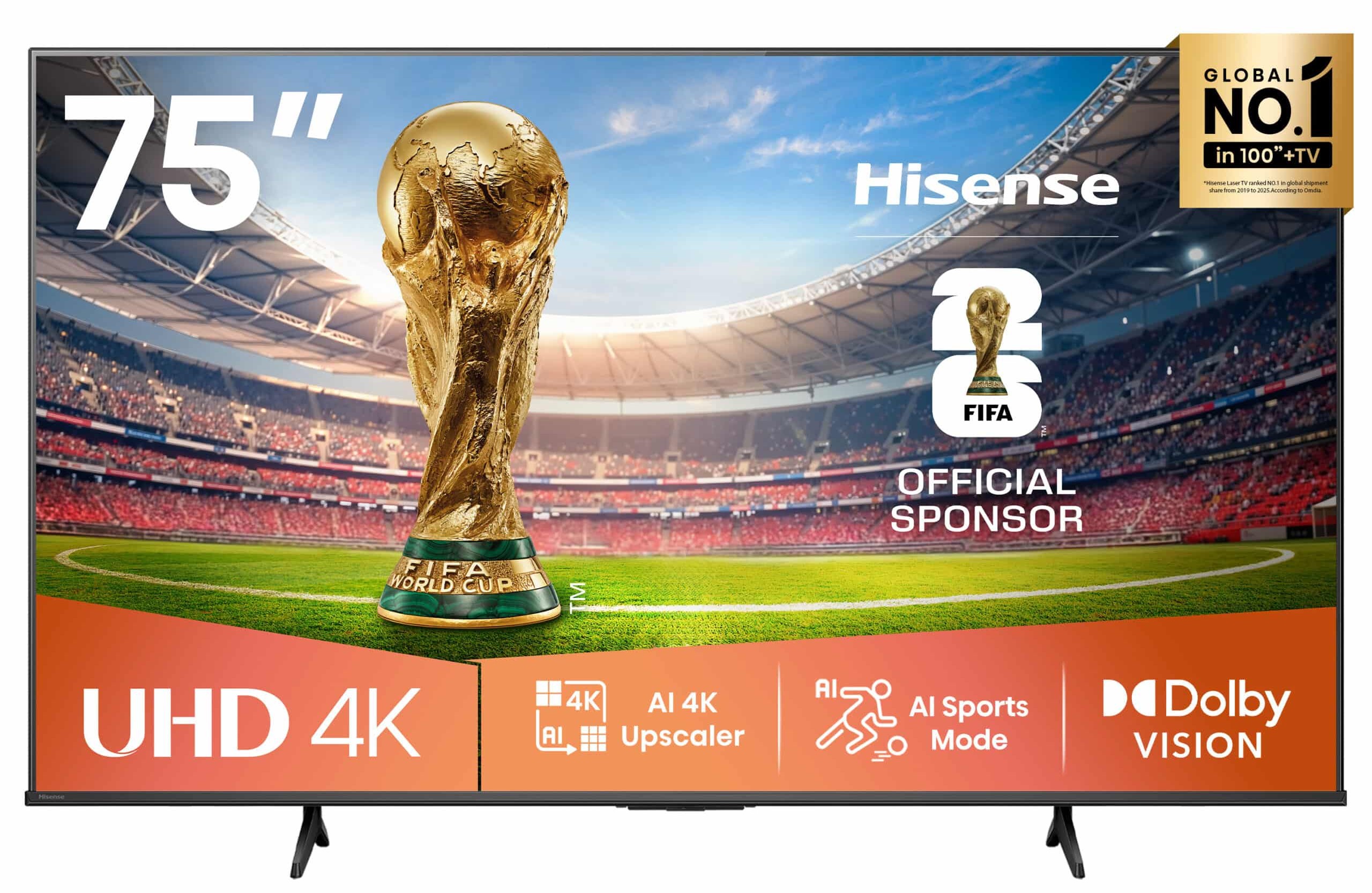 Hisense 75 Inch A6Q Ultra HD Smart TV 1 Hisense 75 Inch A6Q Ultra HD Smart TV
