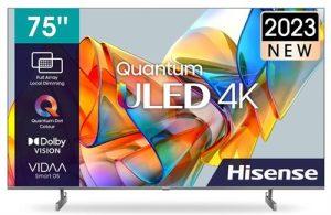 Hisense 75 Inch 4K ULED Quantum UHD VIDAA Smart TV