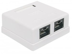 Intellinet Locking Cat6 UTP Mount Box