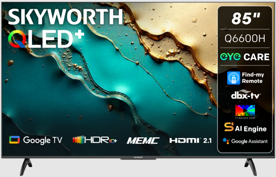 Skyworth 85 Inch Q6600H QLED Google TV 1 Skyworth 85 Inch Q6600H QLED Google TV