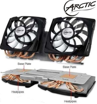 Arctic Accelero Twin Turbo 6990 VGA Cooling Unit HD6990 1 Arctic Accelero Twin Turbo 6990 VGA Cooling Unit HD6990