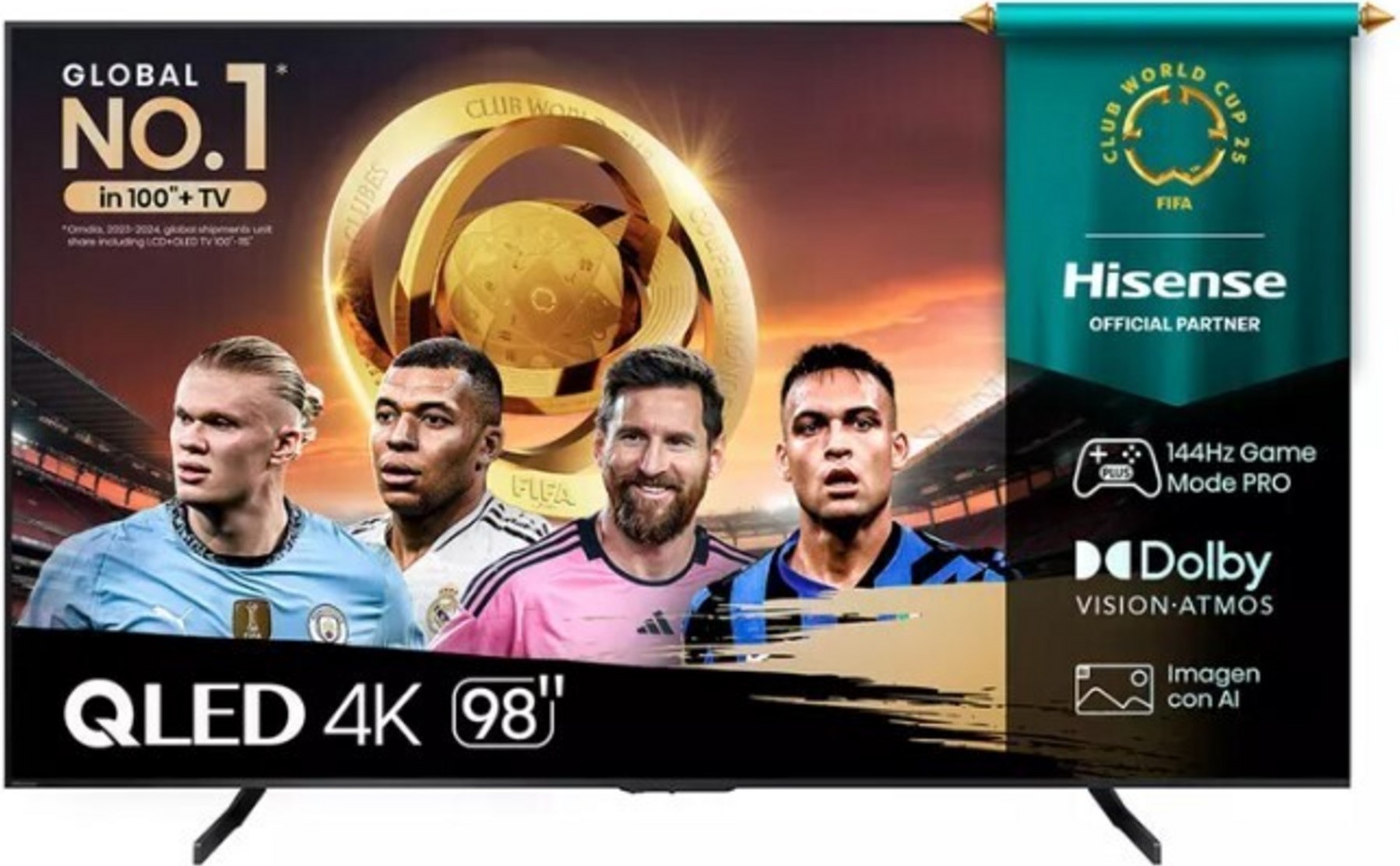 Hisense 98 Inch VIDAA U8 144Hz QLED Smart TV 1 Hisense 98 Inch VIDAA U8 144Hz QLED Smart TV