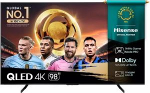 Hisense 98 Inch VIDAA U8 144Hz QLED Smart TV