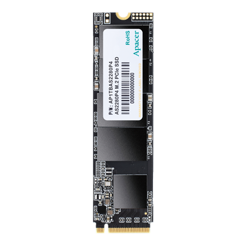 Apacer AS2280P4 256GB M.2 PCIe Gen3 NVMe SSD 1 Apacer AS2280P4 256GB M.2 PCIe Gen3 NVMe SSD