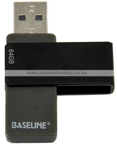 Baseline 64GB USB 2.0 Swivel Memory Stick 1 Baseline 64GB USB 2.0 Swivel Memory Stick