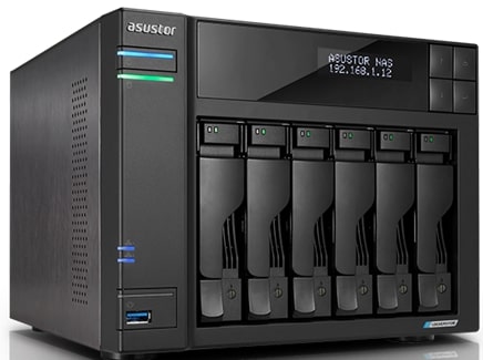 Asustor Lockerstor 6 Gen2 6 Bay NAS No Hard Drive 1 Asustor Lockerstor 6 Gen2 6 Bay NAS No Hard Drive