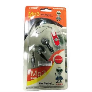 Geeko Silver And Black In-Ear Earphones