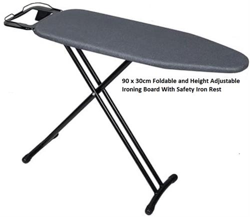 Casey JYL Heavy Duty Steel Frame Ironing Board 90cm X 30cm 1 Casey JYL Heavy Duty Steel Frame Ironing Board 90cm X 30cm