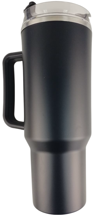 Casey Copo Termico Stainless Steel Black 500ml Mug With Lid