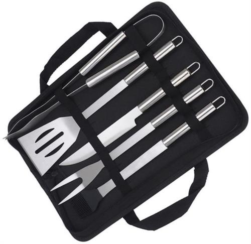 Casey 5-Piece Stainless Steel Braai Utensil Set 1 Casey 5-Piece Stainless Steel Braai Utensil Set