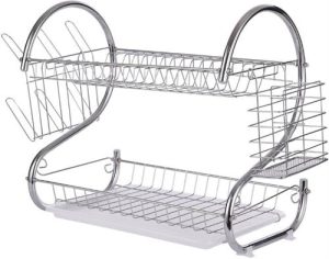 Casey 2-Layer 38cm Stainless Steel Dish Rack