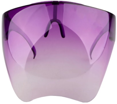 Casey Protective Faceshield Glasses Mask - Purple 1 Casey Protective Faceshield Glasses Mask - Purple