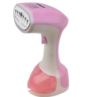 Sokany Pink And White Handheld Garment Steamer