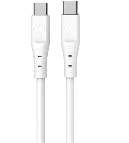 Ezra TypeC To TypeC 2meter PD20w White Cable 1 Ezra TypeC To TypeC 2meter PD20w White Cable