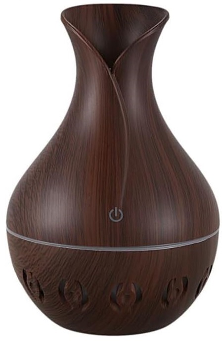Casey Ultrasonic Aroma Humidifier Dark Hollow Wood Grain 1 Casey Ultrasonic Aroma Humidifier Dark Hollow Wood Grain