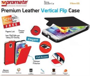 Promate Filion S5 Bookcover Colour: Black