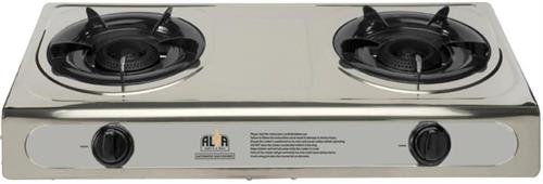 Alva Stainless Steel 2 Plate Gas Stove 1 Alva Stainless Steel 2 Plate Gas Stove