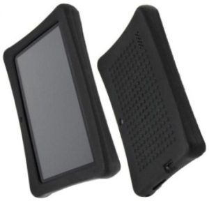 Geeko Black Velocity Tablet Rubber Cover-Desgined
