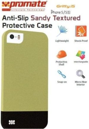 Promate Green Gritty iPhone 5 Anti-Slip protective case